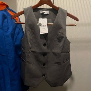 NWT Because of Alice (“BOA”) Boxy Waistcoat 3 Piece Blazer Suit Co-Ord in Grey